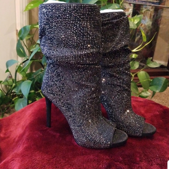 Jessica Simpson Shoes Jessica Simpson Glitter Booties Poshmark